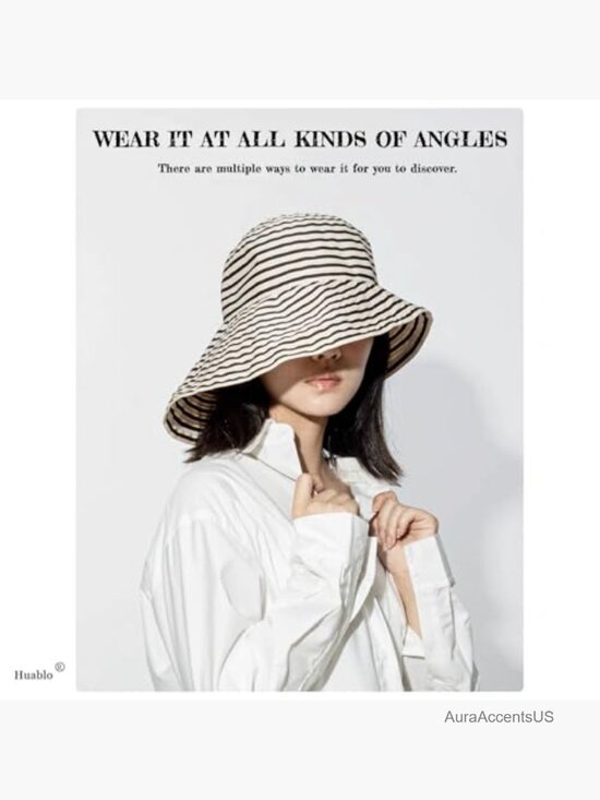 Kettle Brim Sun Hat UPF 50 Packable Floppy Beach Hat Adjustable main image 4